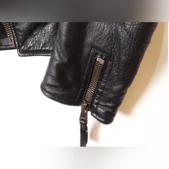 ‼️SOLD‼️BALENCIAGA 2009 Black Classic Moto Leather Jacket - Picture 4 of 6